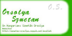 orsolya szmetan business card